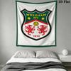 Wrexham AFC Wall Tapestry Aesthetic Wall Hanging Printed Fabric Blanket Decorative Tapestries for Bedroom Living Room Home Decor