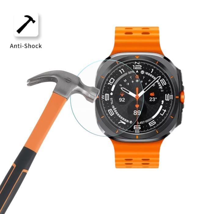 Tempered Glass for Samsung Galaxy Watch Ultra 47mm [Pack of 2] Phonillico® Anti-Scratch Watch Screen Protector