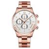 Popular Fashion Calendar Three-Eyed Men's Watch Men's Watch Steel Belt Quartz Watch Manufacturer Spot