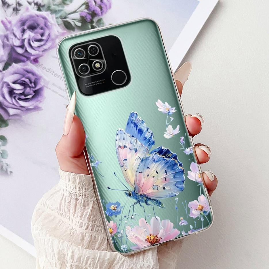 For Xiaomi Redmi 10C Case New Luxury Painted Cover Soft Silicone Slim Phone Case For Xiaomi Redmi 10C Redmi10C Back Cover Fundas