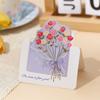 10pcs Handwriting Message Card Bouquet Series Greeting Card Exquisite   Happy Birthday