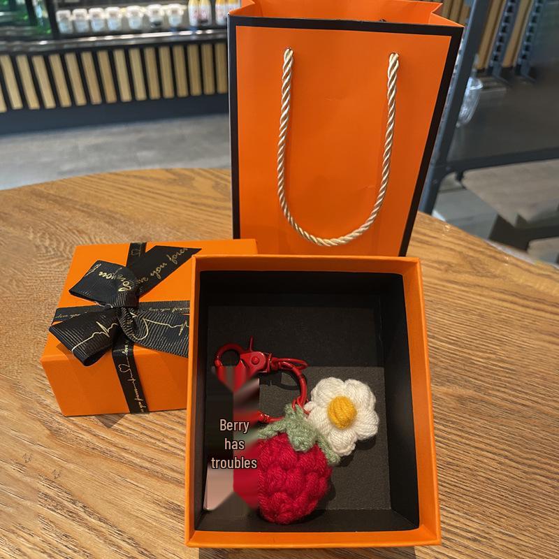 Wish-Fulfillment Crochet Keychain - Girly Style, Perfect for Keys & Backpacks