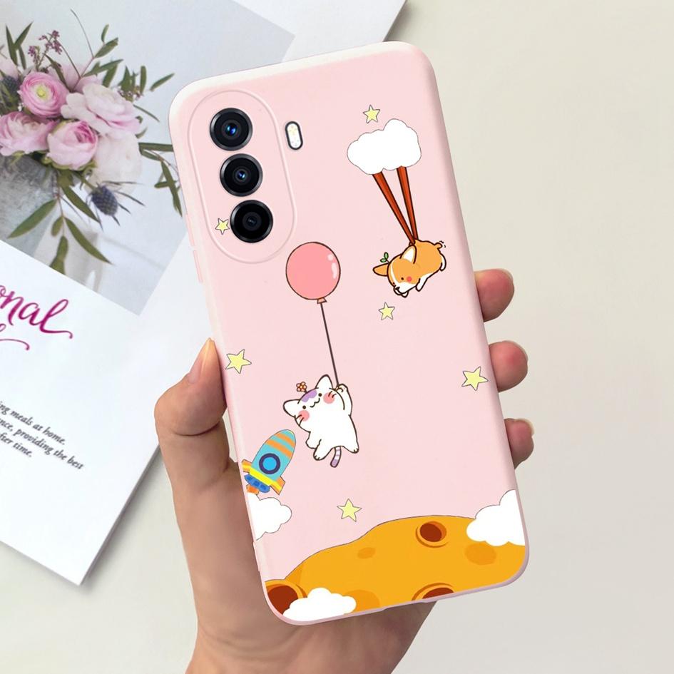 For Huawei Nova Y70 Plus Case Nova Y70 4G Phone Cover Cute Astronaut Cartoon Soft Silicone Funda For Huawei Nova Y70Plus Capinha