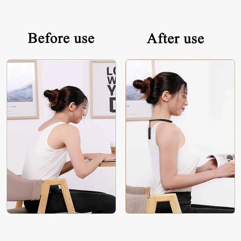 Smart Posture Corrector Ultrasonic Portable Lymphatic Relief Neck Instrument Back Posture Neck Hump Corrector for Adult Kids