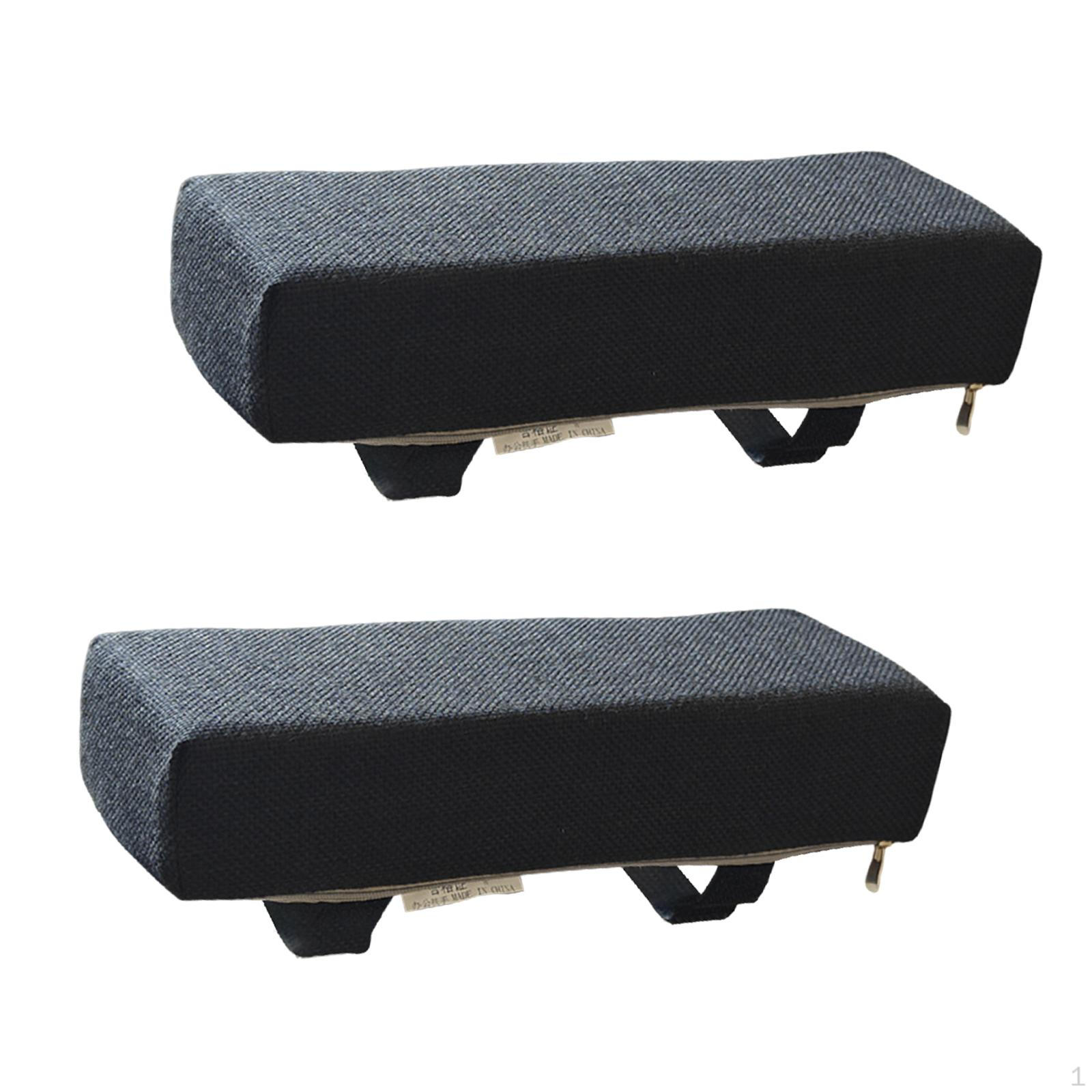 

2 шт. Подлокотник Подушка для поддержки локтя Удобная подушка для стула для стола Black