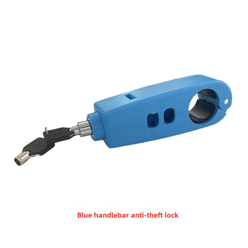 Univerzální zámek proti krádeži elektrického vozidla: Brzda z lehké slitiny, řídítka, plyn, skútr, motocykl a ochrana klaksonu