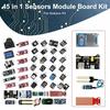 Aokin 45 in 1 Starter Kit for Arduino Modules and Sensors