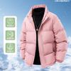 Specially for Stand-up Collar Cotton-padded Clothes Men's Business Casual Cotton-padded Clothes Solid Color Casual Cotton-padded Jackets Bread 
