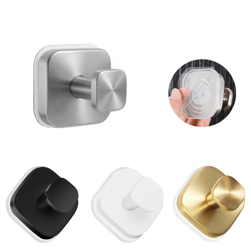 Stainless Steel Suction Hook for Bathroom Kitchen Adhesive Wall Hook Waterproof Rustproof