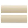 Vidaxl 2-Seater Sofa With Cushions, Cream, 140 Cm, Fabric