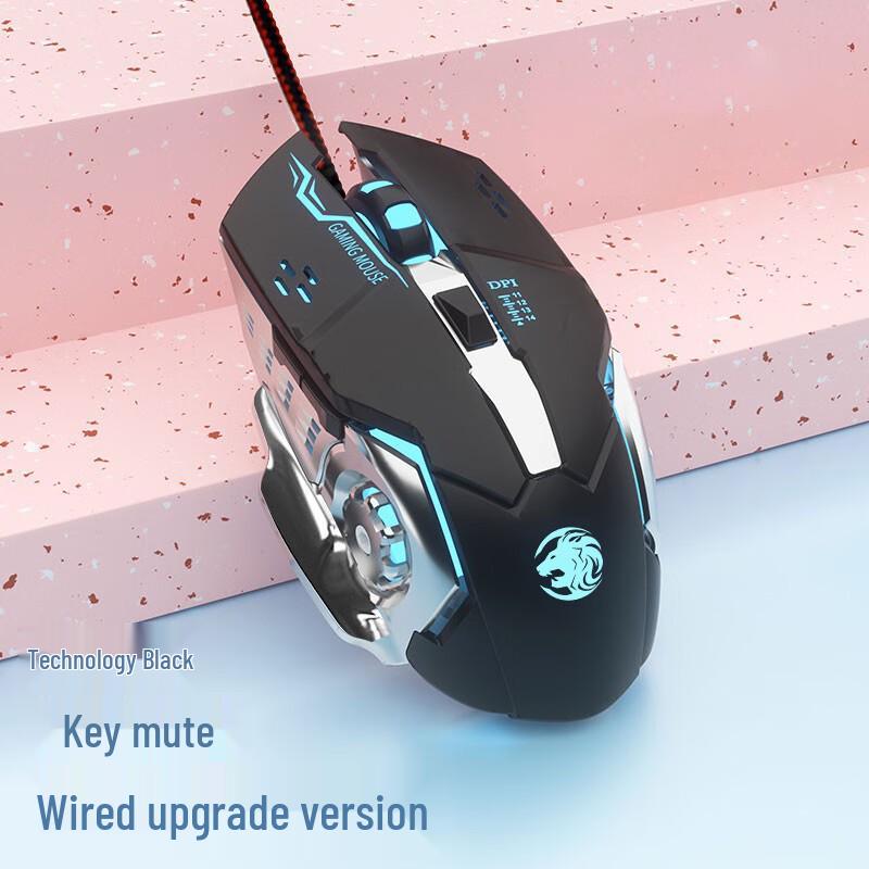 

YouShi QianXingZhe Silent Wired Gaming Mouse (Pink)
