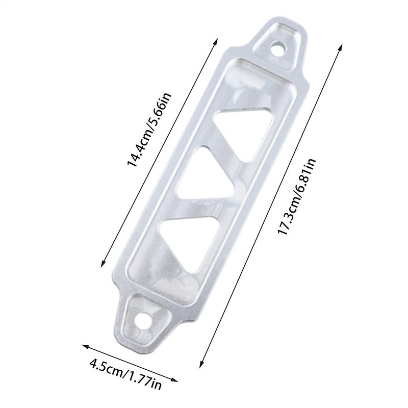 Battery Hold Down Battery Mount Bracket Triangular Design Clamp Aluminum Alloy Tray For Automobile Trailer RV Truck