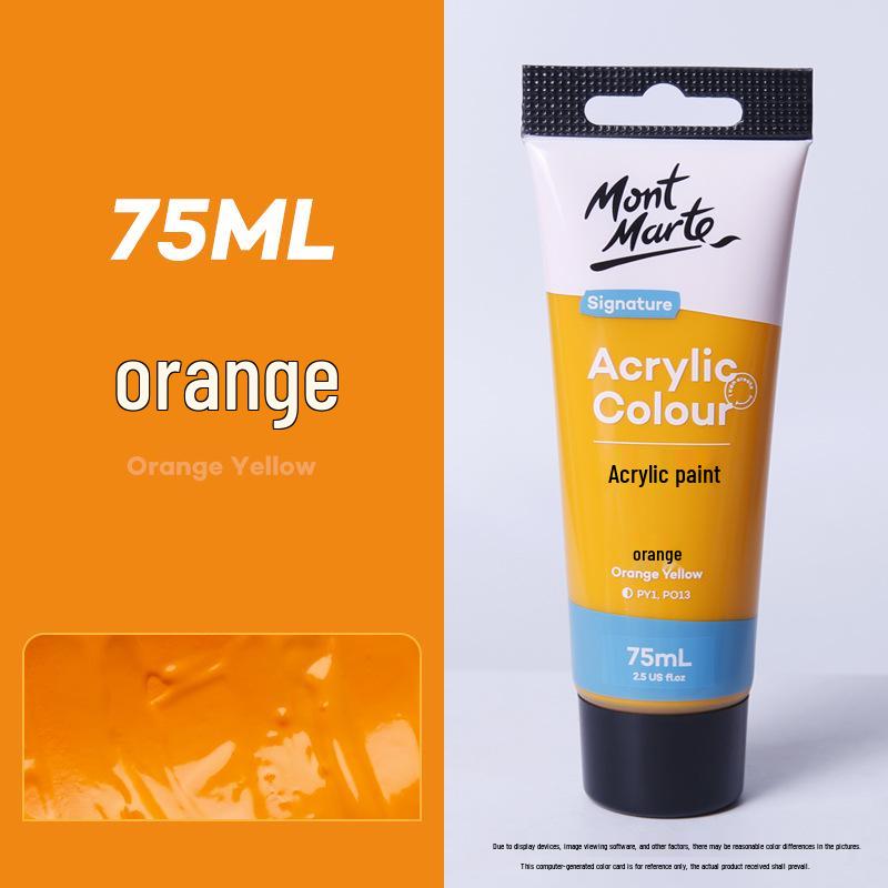Montmartre 75ml Waterproof Non-Fading Acrylic Paint Set: Perfect for Children’s Textiles and Art Projects, Sunscreen Formula