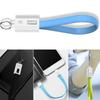 Micro USB Mini Key Chain Charger Cord Keychain Lanyard Design Keychain USB Cable  Phone Accessories