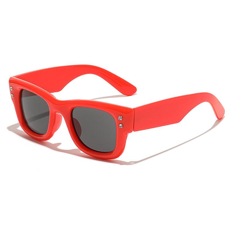 Fashion square thick frame sunglasses female Internet celebrity street shot trend UV protection sunglasses male