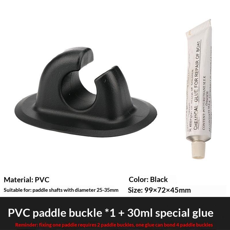 Dinghy Paddle Clips Holder Heavy Duty PVC Mount Patch for Inflatable Boat Kayak Canoe Water Activities