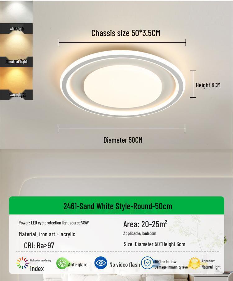 Nordic Cream Cloud Ceiling Light for Bedroom and Dining Room