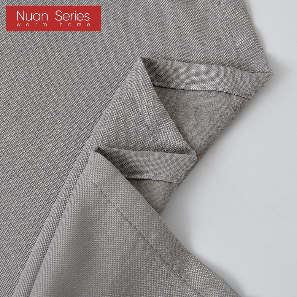 A Set of Fashionable High-quality Exotic Luxury Double-layer Embroidered Curtains for Living Room Windows Drapes Panel Decoration Nuan Series