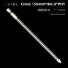 BROPPE Magnetic Cross Screwdriver with Electric Drill and Pneumatic Nozzle Head