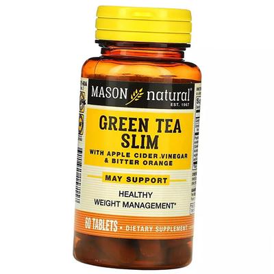Žalioji arbata su obuolių actu ir karčiuoju apelsinu, Green Tea Slim, 60 tabl. (71529049)