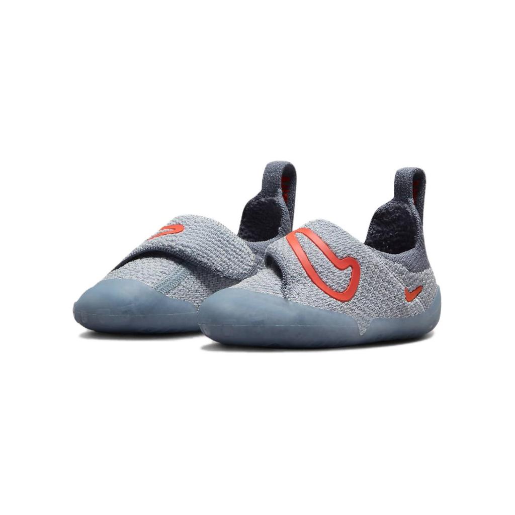 Nike Swoosh 1 TD Light Armory Blue Hyper Orange Baby Sneakers Football-Grey Ashen-Slate FB3244-400