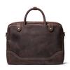 Men'S Handbag First Layer Cowhide Shoulder Oblique Span Bag Casual Retro 14 Inch Genuine Leather Women'S Computer Bag