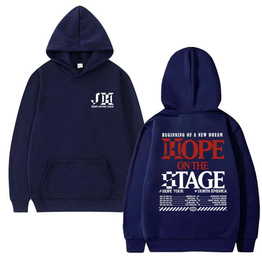 

Hot Sale New in J-hope Hope On The Stage Tour 2025 Hoodies Unisex Fashion Y2k Sweatshirt Men women Fleece Long sleeve pullovers 3XL