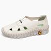Women's Handmade Stitching Flat Sandals - Soft Rubber Sole, Comfortable Loafers for Casual Wear
