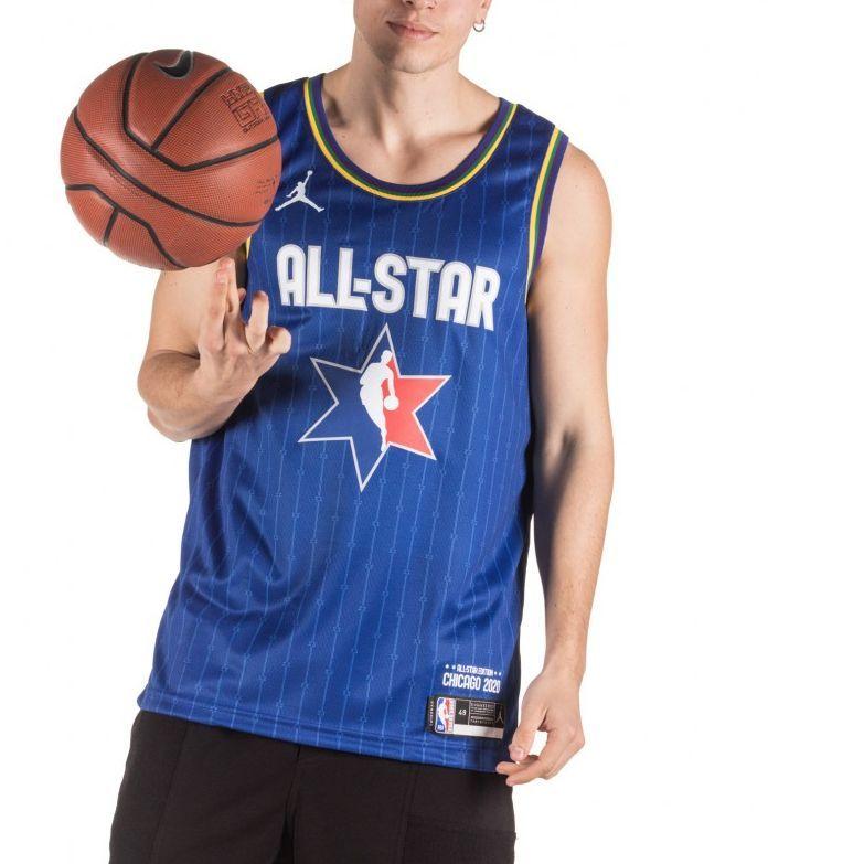 Jordan NBAAll Star Edition Swingman Jersey Giannis Antetokounmpo Basketball Jersey Men's Blue CJ1059-495