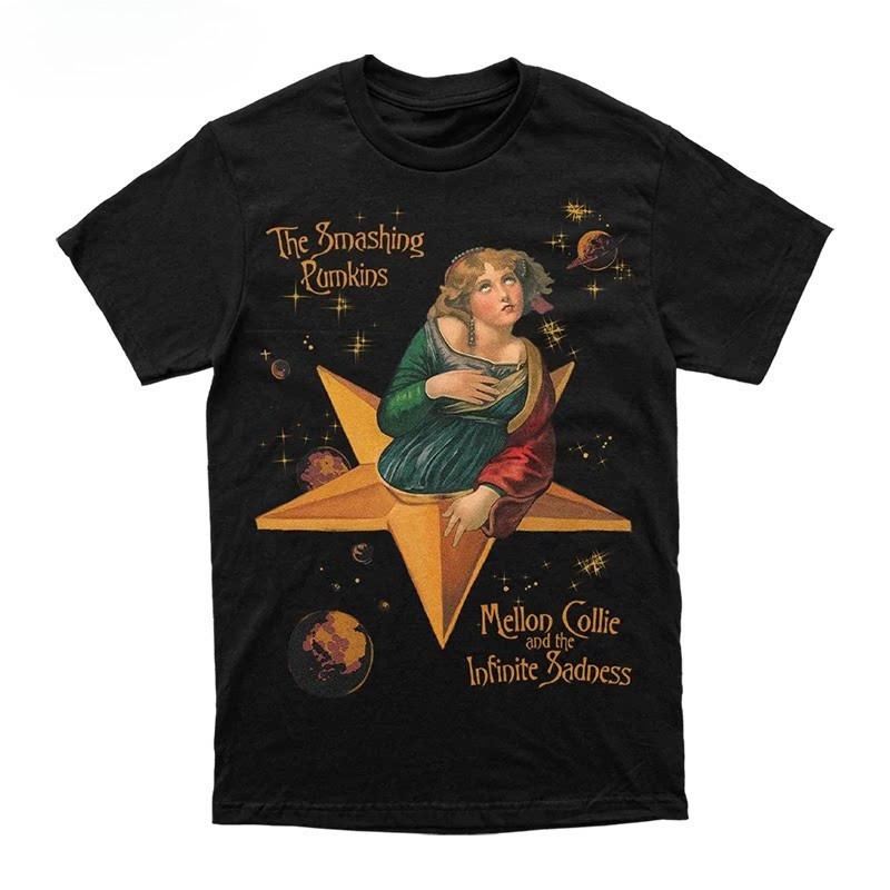 

The Smashing Pumpkins New Summer 2026 Alternative Rock ShortSleeved Mens TShirt 4XL