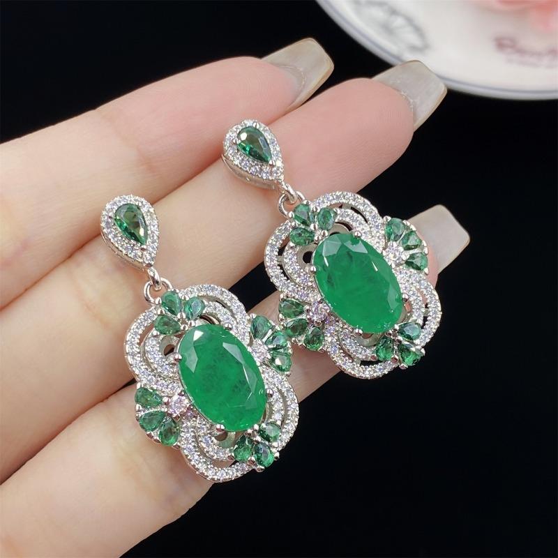 Sace Gems Clássico liga de cobre zircão anel brincos pingente colar conjuntos de jóias presentes festa de casamento