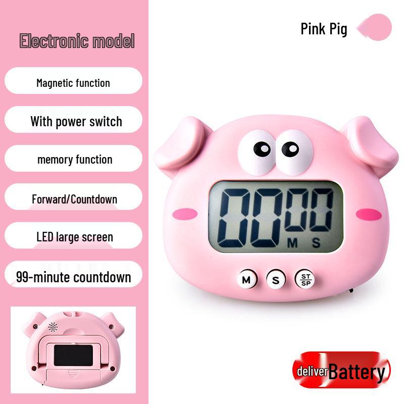 Creative RB600 Frog Cartoon Timer: Student Homework & Oven Time Manager