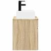 Wall Mounted Washbasin Vanity In Sonoma Oak