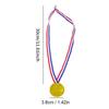 10PC Gold Plastic Winner Award Medals for Kids Birthday Party Favors Sports Game Prizes Soccer Football Pinata Fillers Toys Gift