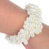 Fashion Women Faux Pearls Beads Hair Band Rope Scrunchie Ponytail Holder