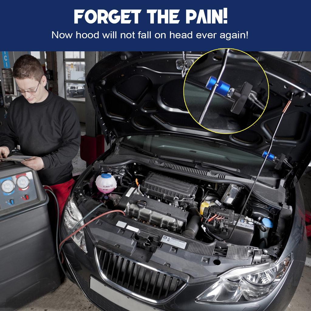 6 Stück Auto Motorhaubenstütze Klemme Stützklemme Motorhaubenstrebe Klemme 0,55 Zoll Stütze Halteclip Stützklemme Fo