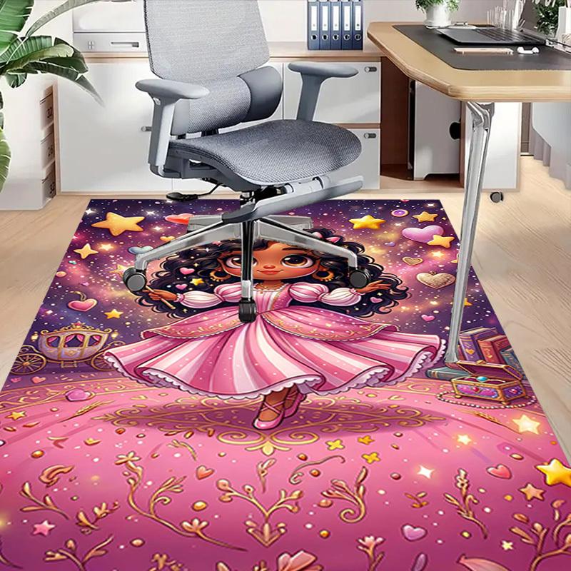 1PC Princess Magic Non-Slip Floor carpet, Office, family, bedroom, Studio - Large Area Rug, Vibrant Colors-C0495