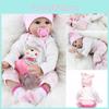 Exquisite 22" Reborn Babypuppe mit lebensechten weichen Silikon-realistischen Merkmalen für Weihnachtsgeschenk