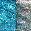 50-Color Double-Sided 5mm Sequin Fabric for Clothing, Luggage, and Wall Decoration