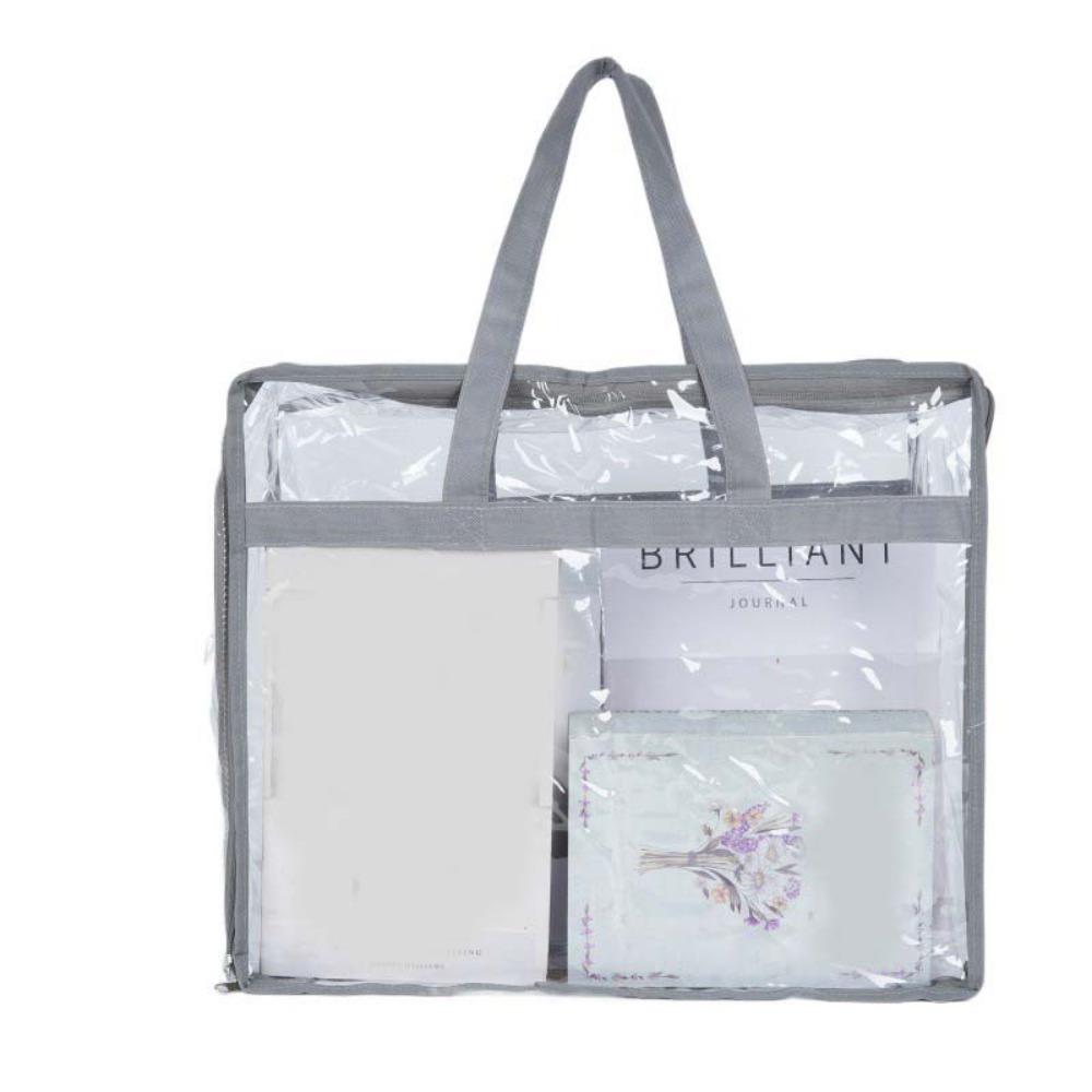 Transparent Clothes Storage Bag Large Capacity Bedding Blanket Organizer  Work