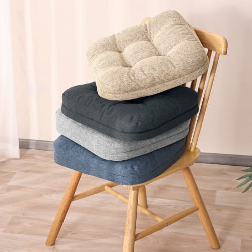 HAVARGO Chair Cushion, Low-Rebound + High-Rebound Dual-Layer Construction, 7cm Thick, Large, Comfortable for Bottom Pain, Horseshoe-Shaped, Non-Slip (