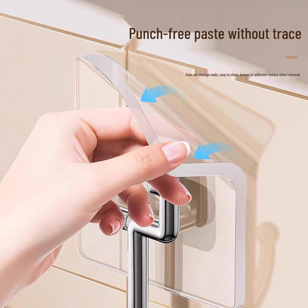 Strong Load-Bearing No-Mark Adhesive Wall Hook for Kitchen and Bathroom