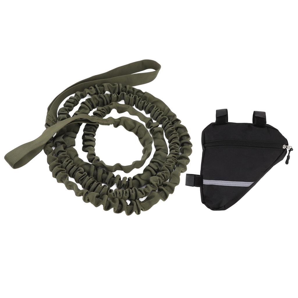 Bike Tow Bar Nylon Material Stretchable Design Natural Length 2.7m Portable Bike Towing Rope for