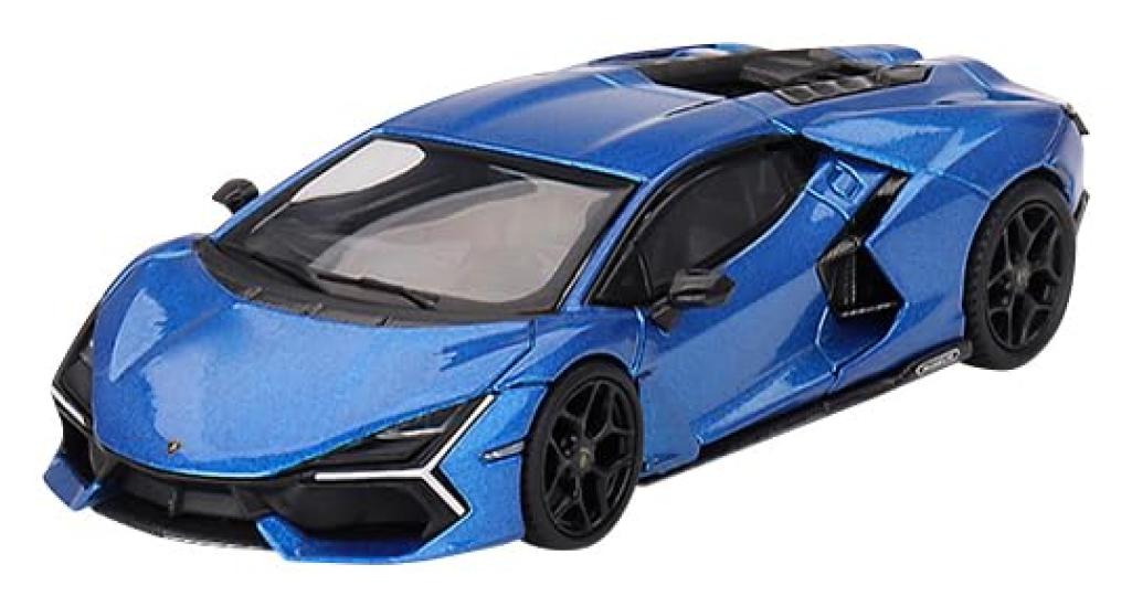 

MINI GT Lamborghini Revuelto Blu Eleos Finished Product 1/64 (Right-Hand Drive)