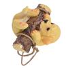 Harz Schwingender Welpenhund Statue Simulation Tiermodell Figur Skulptur Handwerk Outdoor Garten