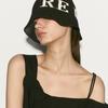 RE RHEE LOGO BUCKET HAT BLACK