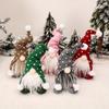 5pcs Christmas Gnome Decorations  Faceless Plush Elf Dolls with Knitted Hats, Perfect for Holiday Home  Party Decor