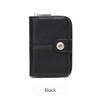 Short Women's Wallet, Retro Multi-card, Two-fold Zipper Card Bag, Coin Change Bag.