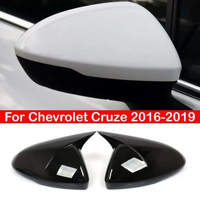 For Chevrolet Cruze 2016- Car Rearview Side Mirror Cover Wing Cap Sticker Exterior Door Rear View Case Trim Shell Housing