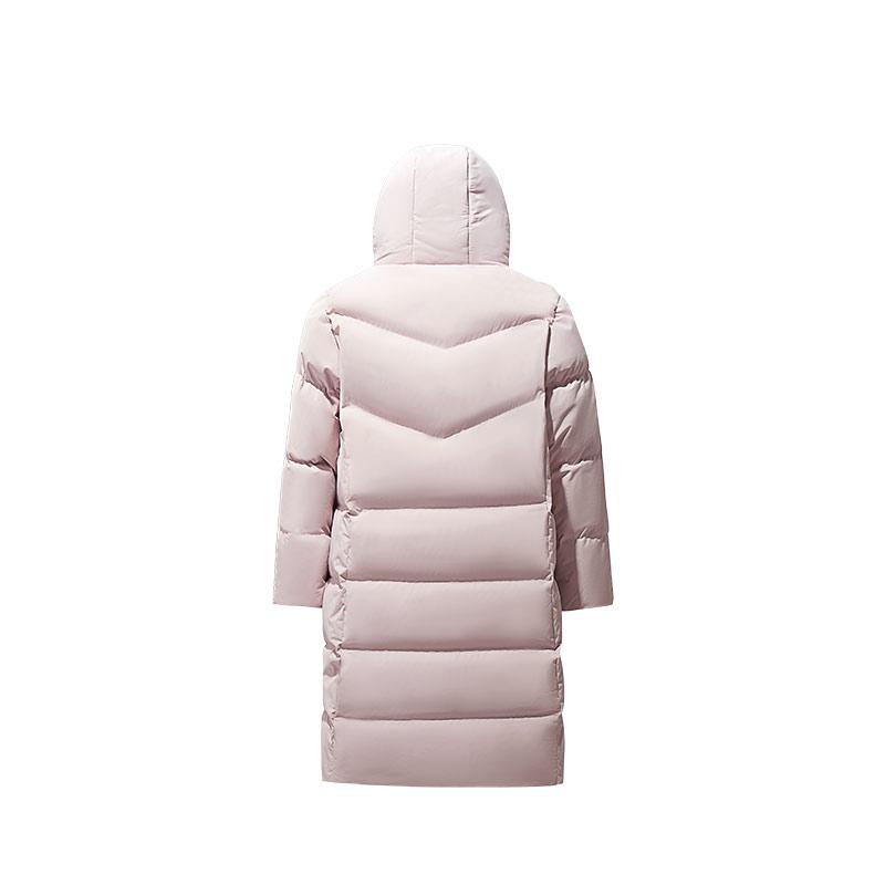 Anta Schnell wärmender Daunenmantel mit Kapuze Unisex Oberbekleidung Mineralrosa 972448902-4